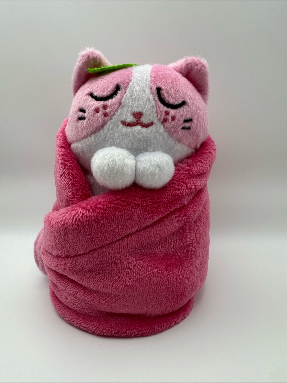 Uncute Purritos Strawberry Pink Cat Burrito Plush